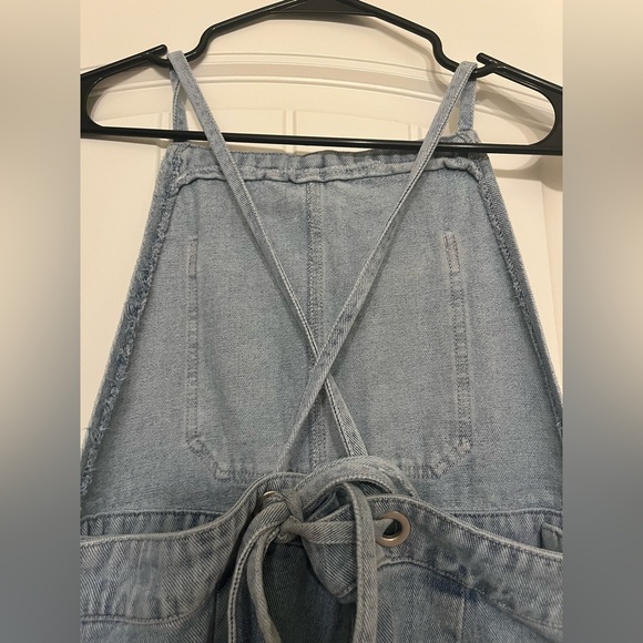 Bluivy Light Blue Denim Overalls - Picture 3 of 4